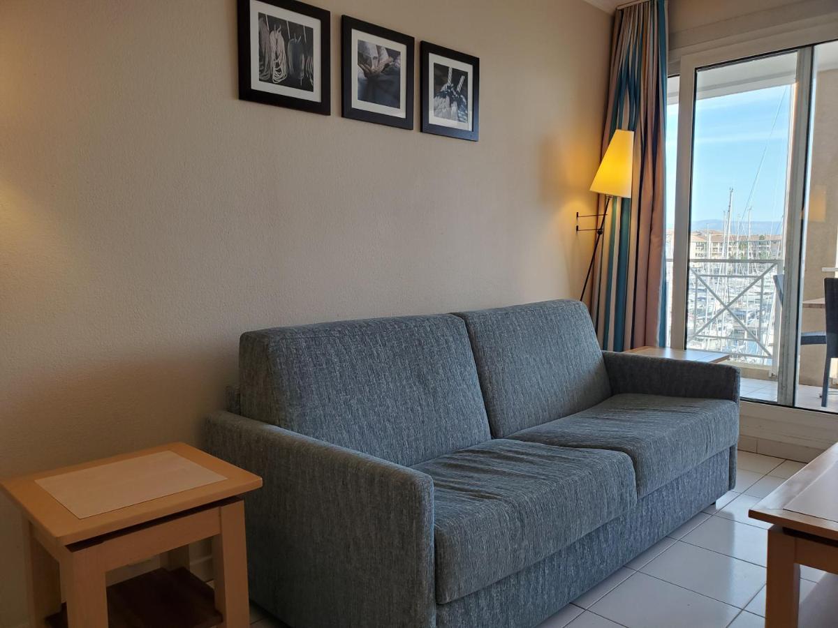 Cap Hermes Vue Port T2 40M2 Climatise 4 Personnes Fréjus Esterno foto